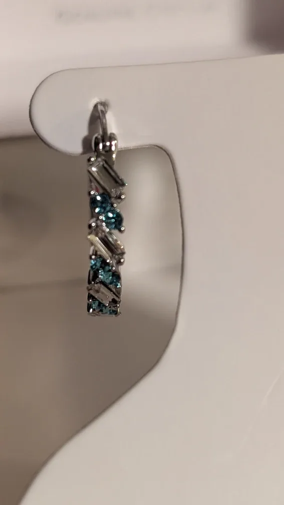 Chrystina Genuine Crystal Hoop Earrings