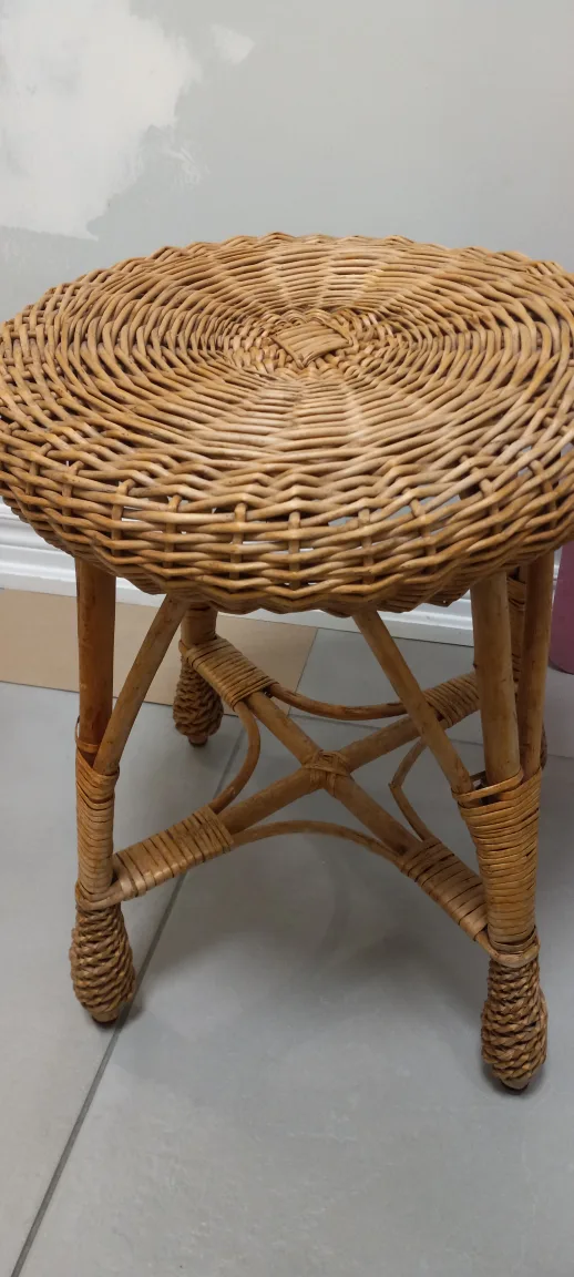 Wicker Side Table