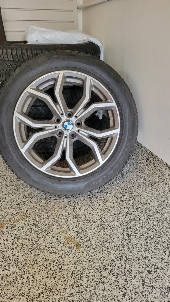 OEM BMW X3 X4 winter wheels 19 inch styling 694 ferric grey