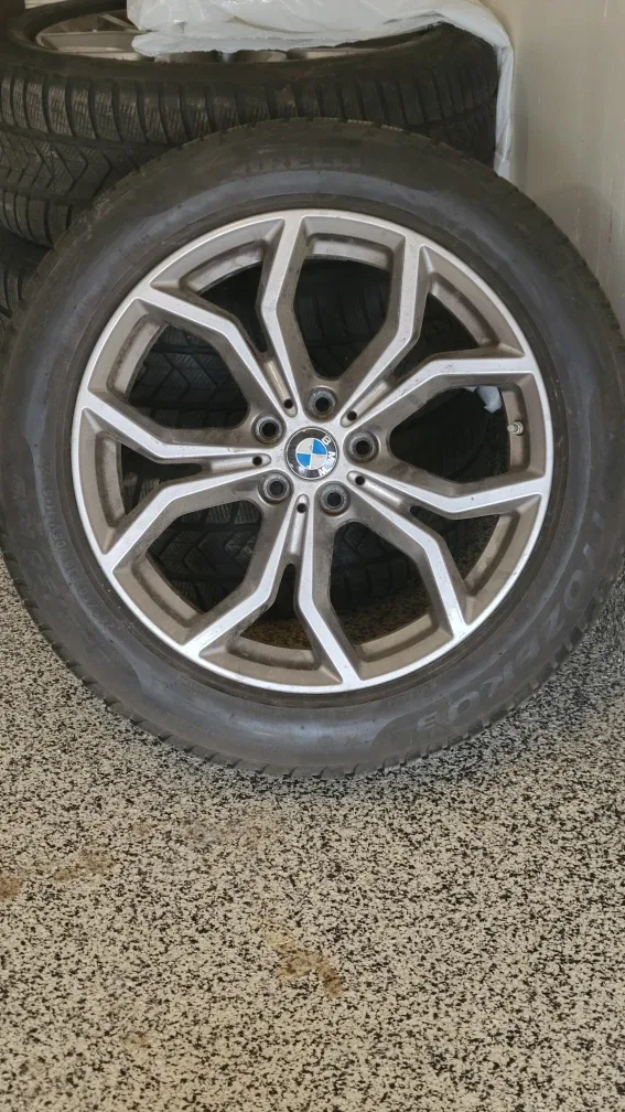 OEM BMW X3 X4 winter wheels 19 inch styling 694 ferric grey image indicator(2)