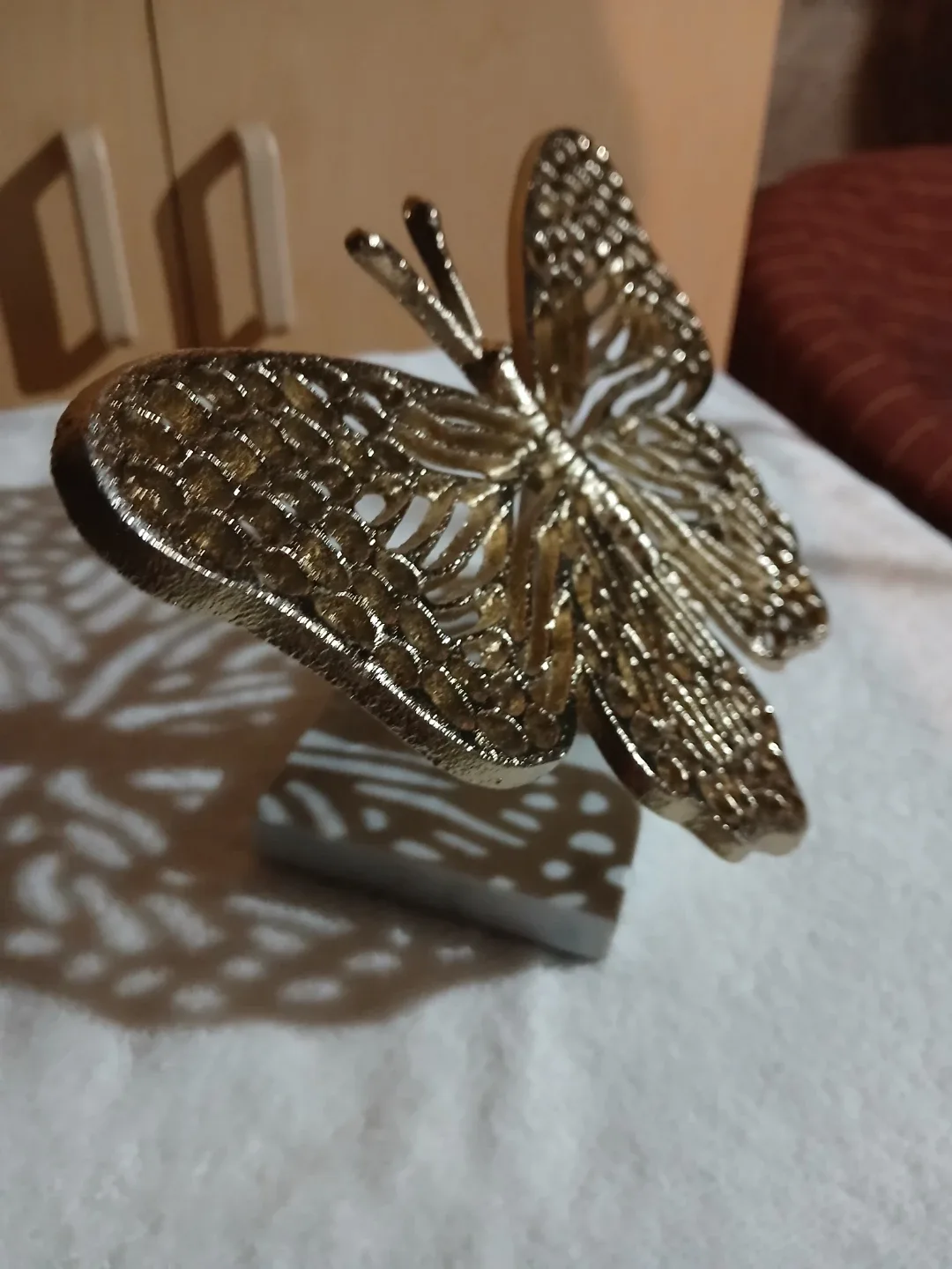 Decorative Gold Butterfly Ornament image indicator(2)