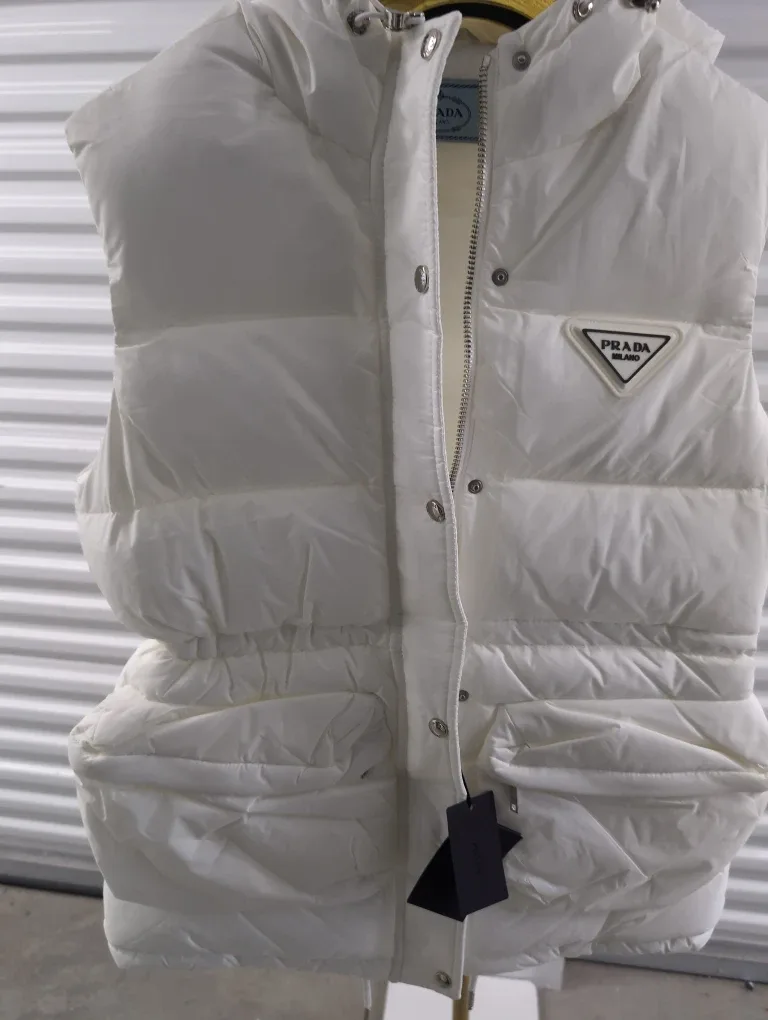 Prada Milano White Padded Vest