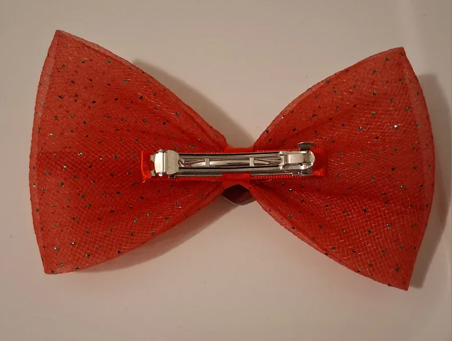 Rudolph & Clarice hair bow clip (NEW) image indicator(2)