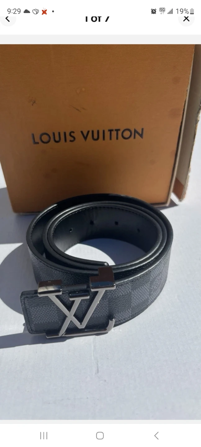 Louis Vuitton Black Belt