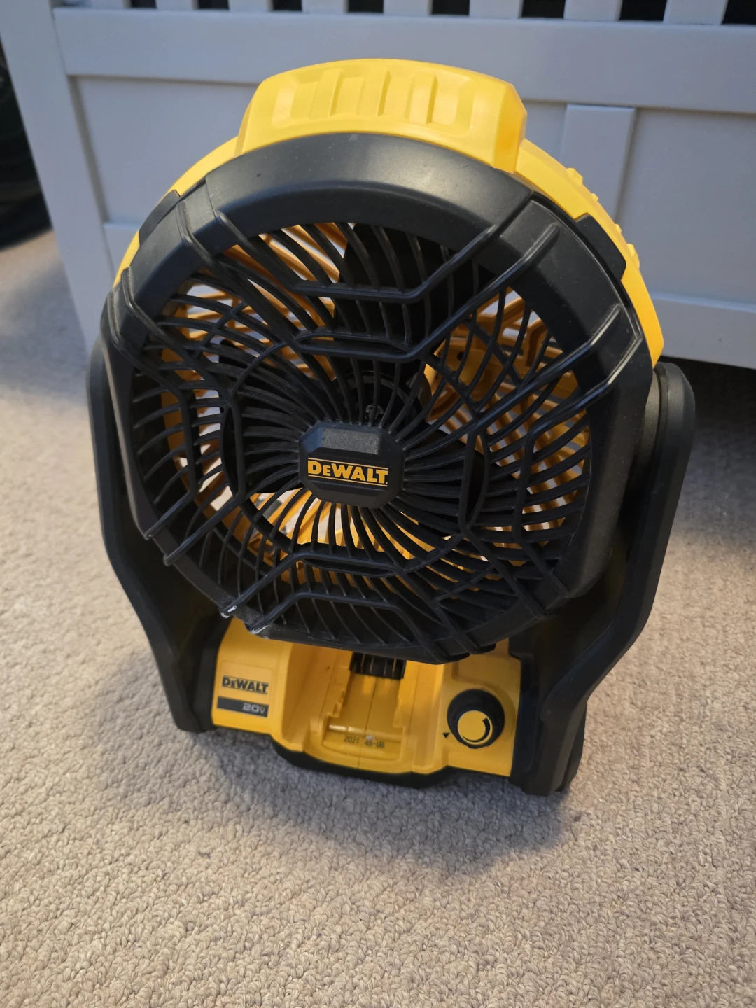 DeWalt DCE512 Jobsite Fan - Yellow