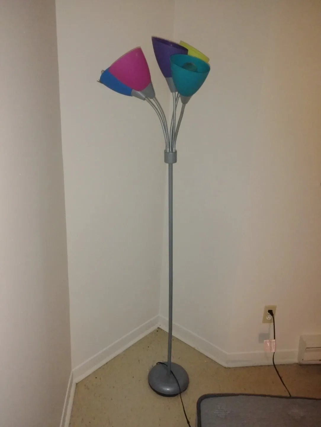 Colorful Multi-Head Floor Lamp
