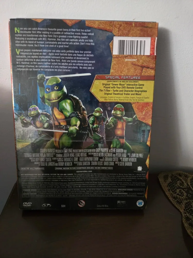 Teenage Mutant Ninja Turtles The Original Movie DVD image indicator(2)