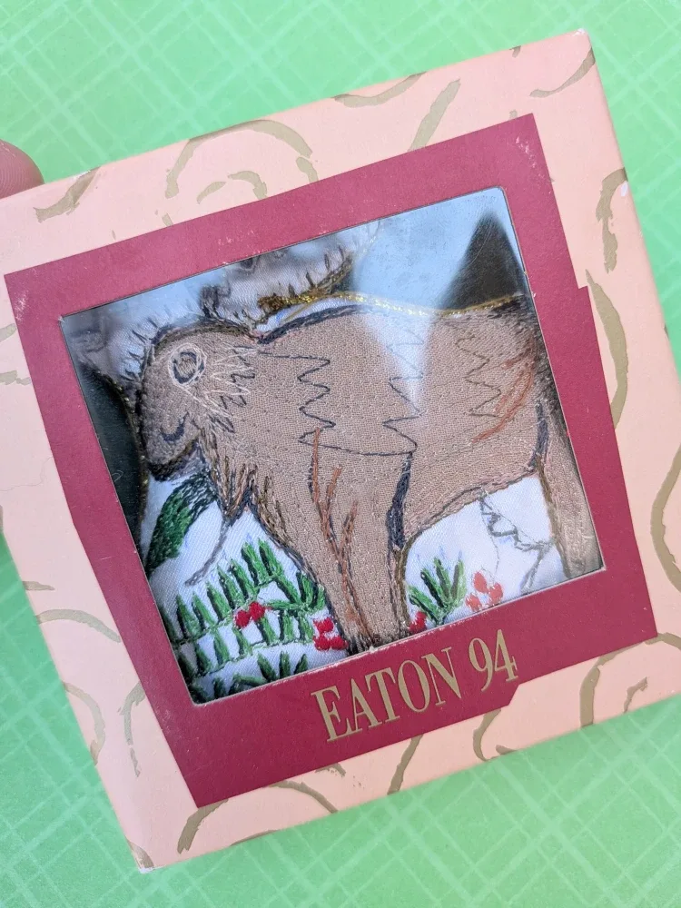 Eaton 94 Moose Ornament w box image indicator(2)