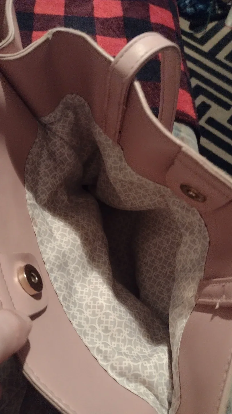 Pink Tote Bag with Wallet image indicator(2)