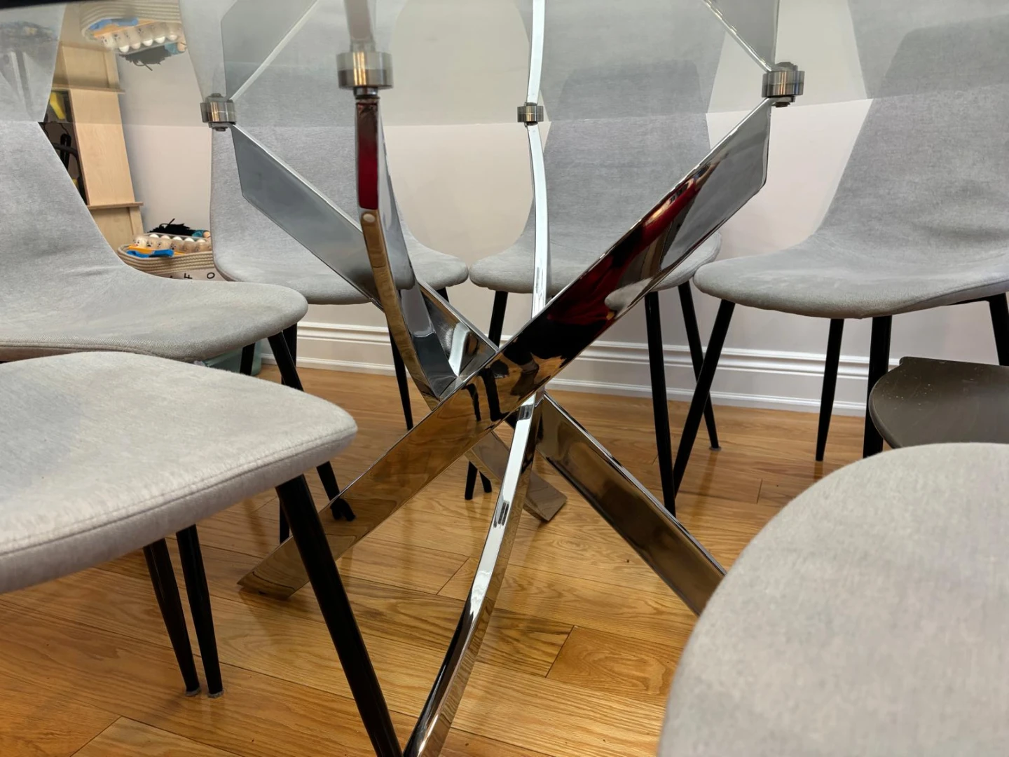 Glass Top Dining Table - photo 3