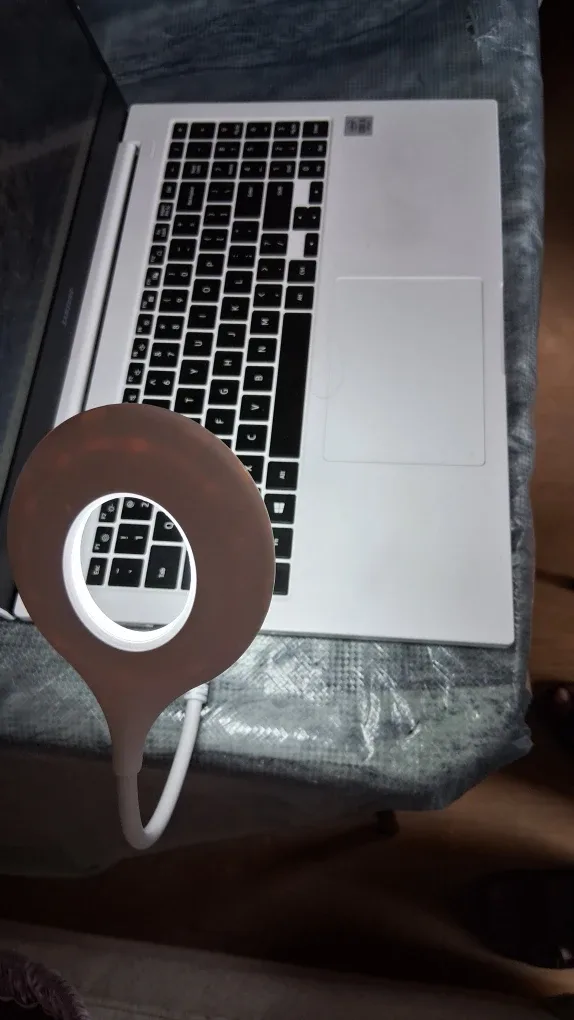 USB Night Lamp, Flexible Ajustable, Reading Lamp, Notebook Lamp image indicator(5)