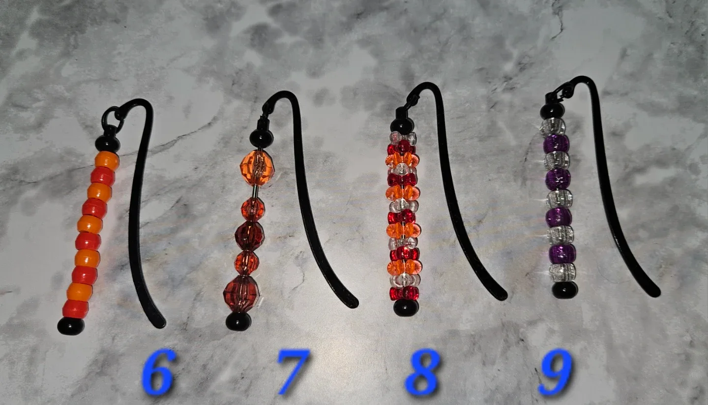 Hand-made beaded bookmarks image indicator(7)