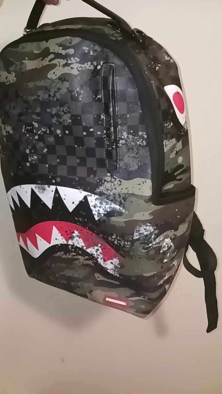 Sprayground Shark Camo Backpack