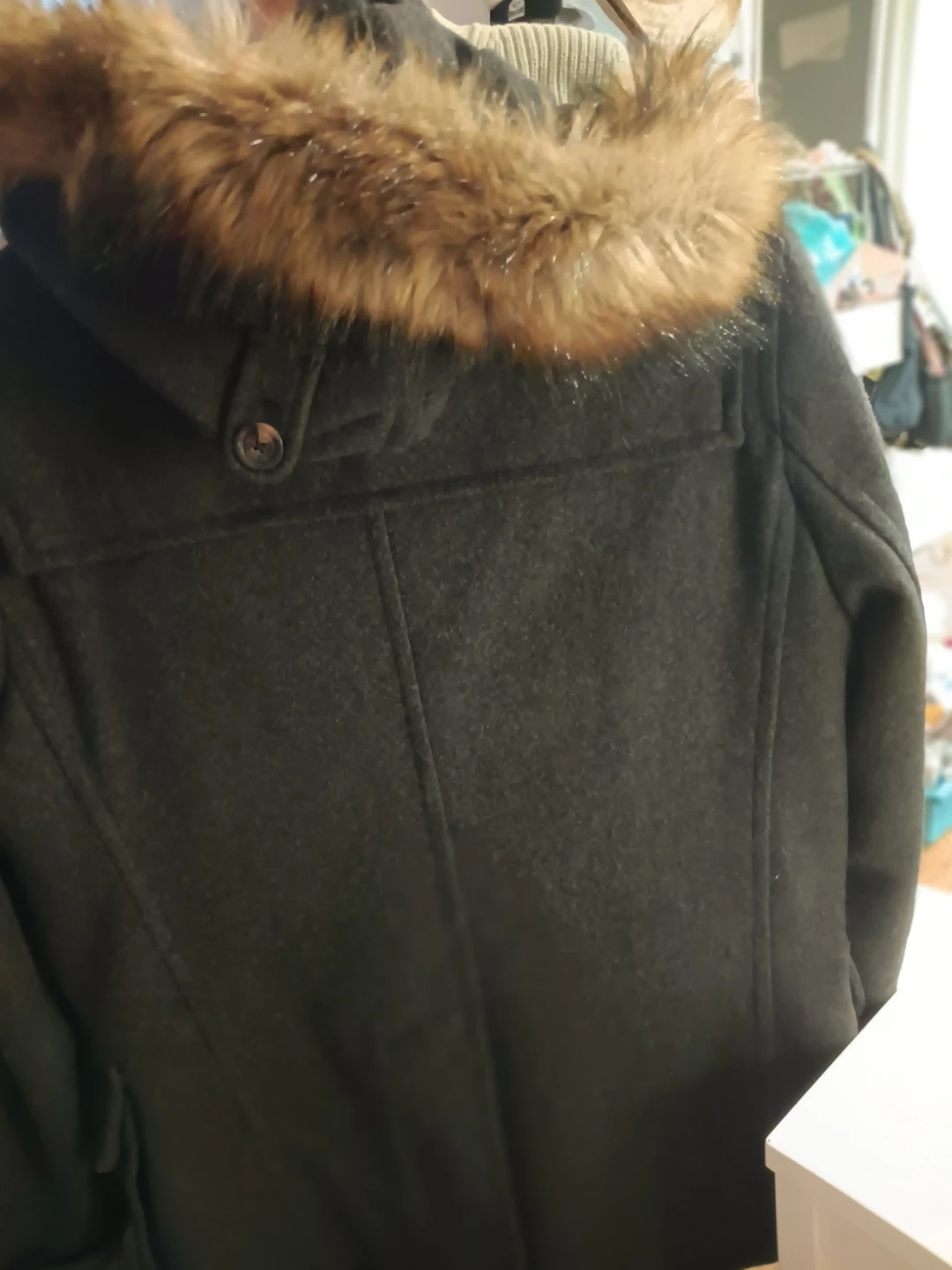 Zara Man Gray Duffle Coat - photo 3