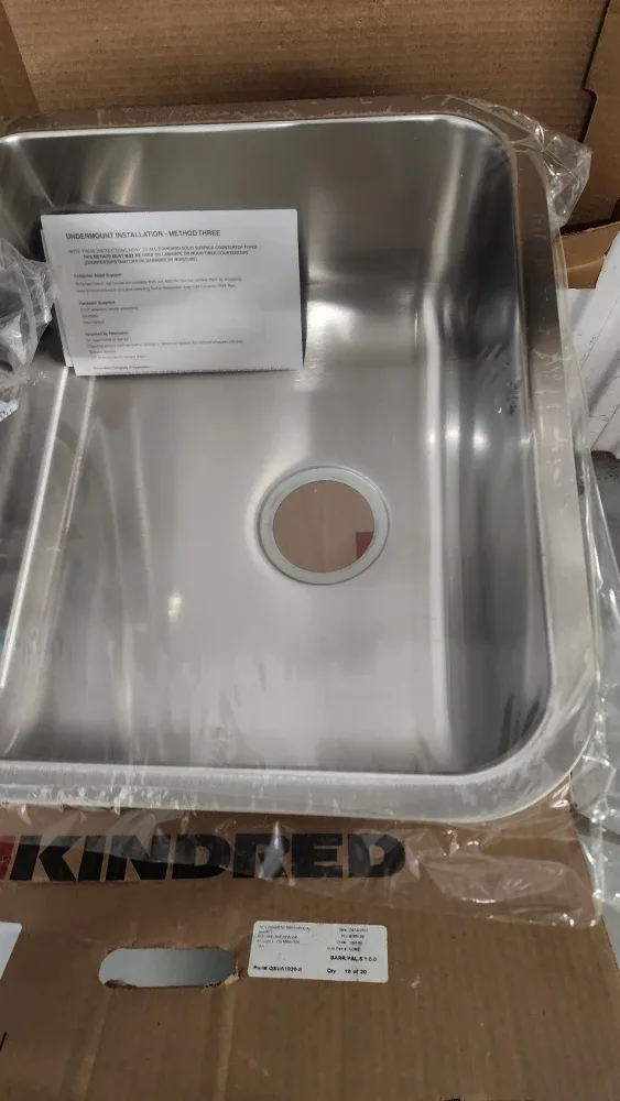 Kindred QSUS1820-8 Sink - New in Box image indicator(2)