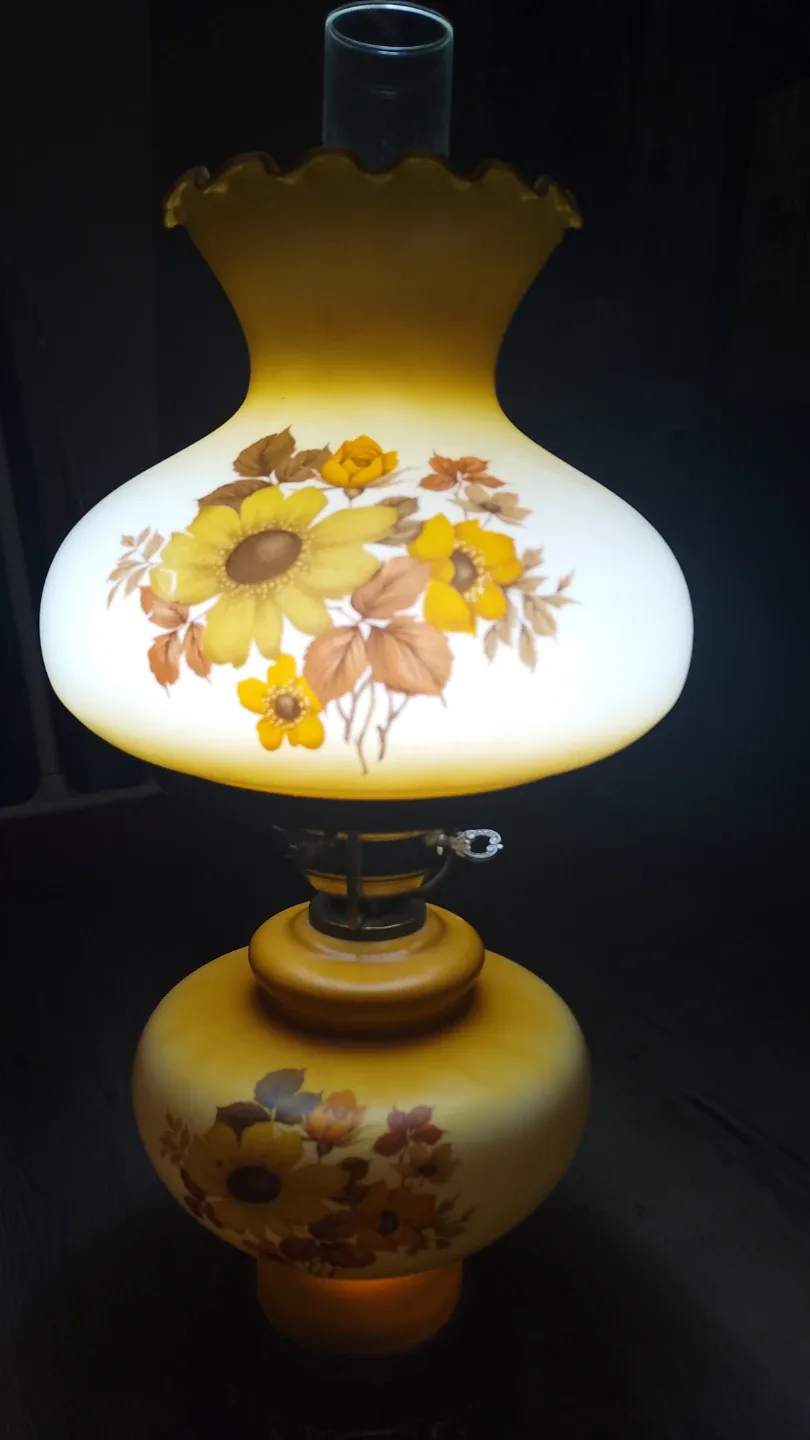 Vintage Floral Table Lamp image indicator(5)