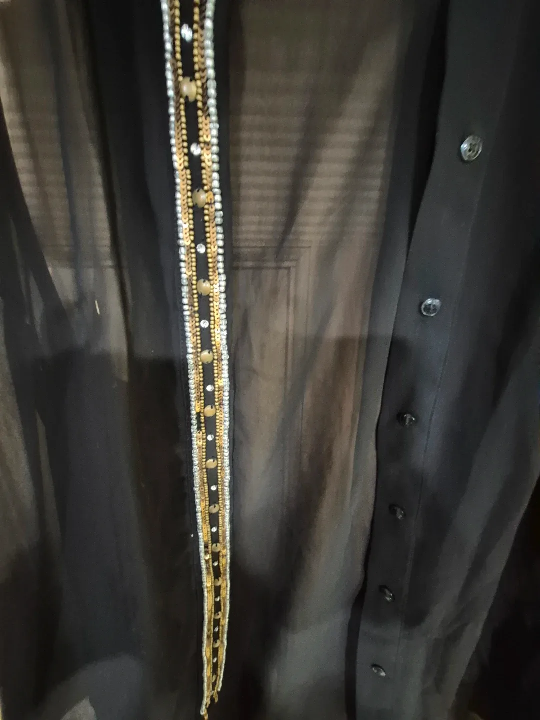 GUESS Embroidered Sleeveless Blouse  size XL image indicator(5)