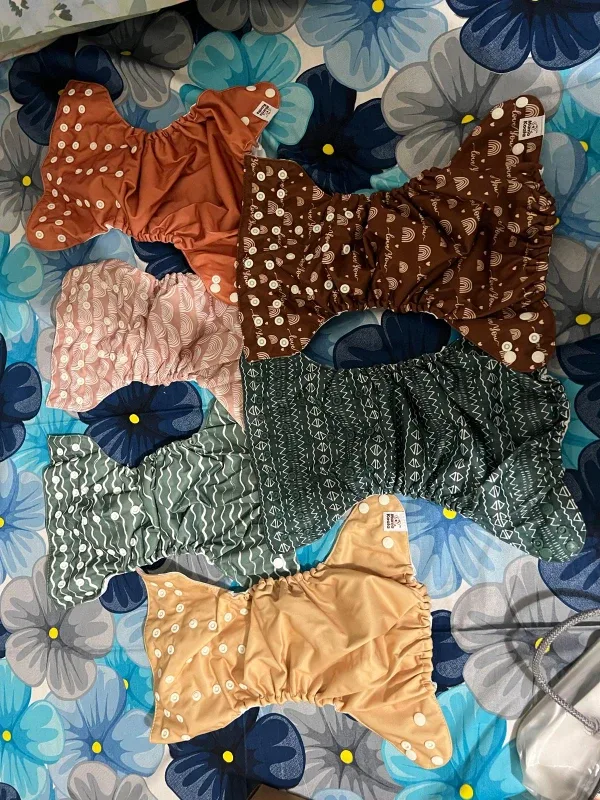 Assorted Cloth Diapers with Inserts