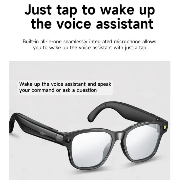 Smart AI glasses 8mp camera image indicator(2)