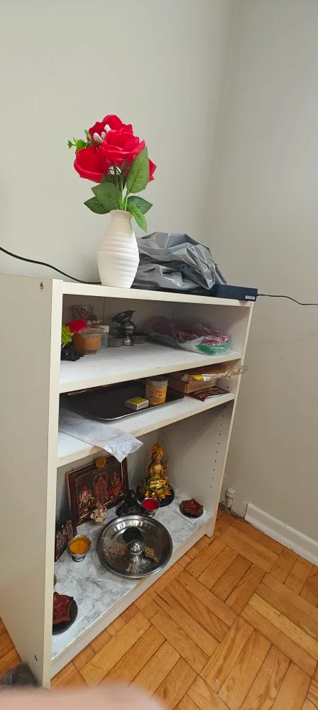 White Shelving Unit