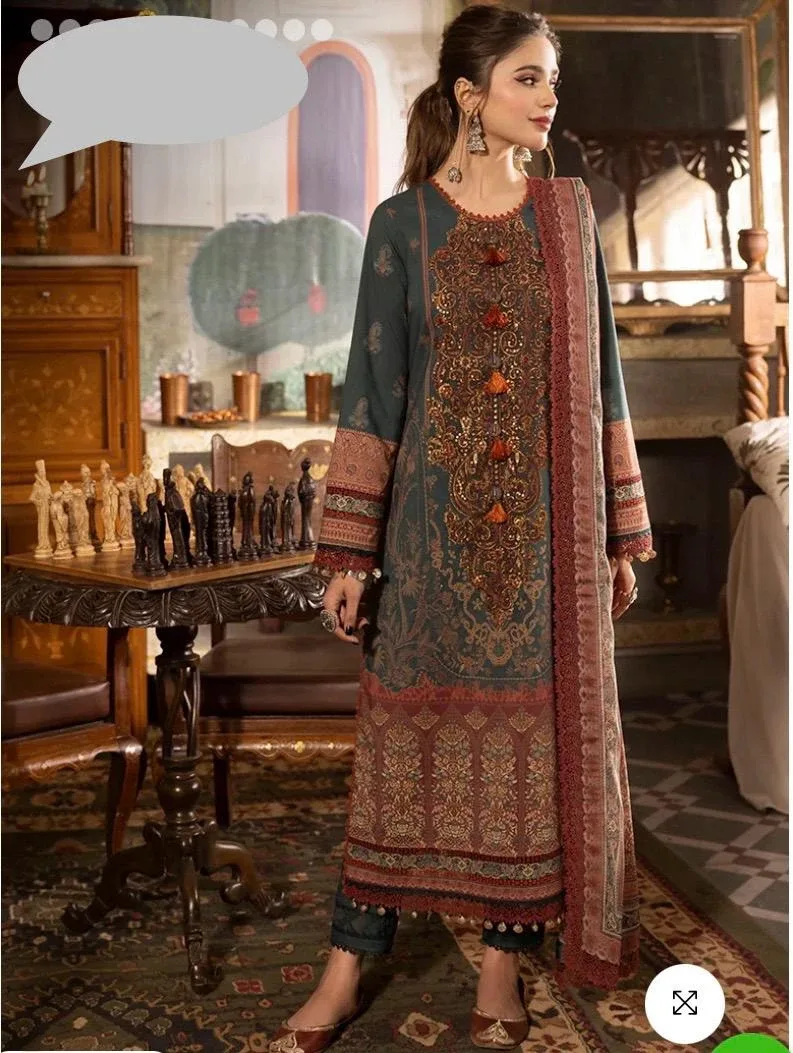 Embroidered Salwar Kameez Suit image indicator(2)