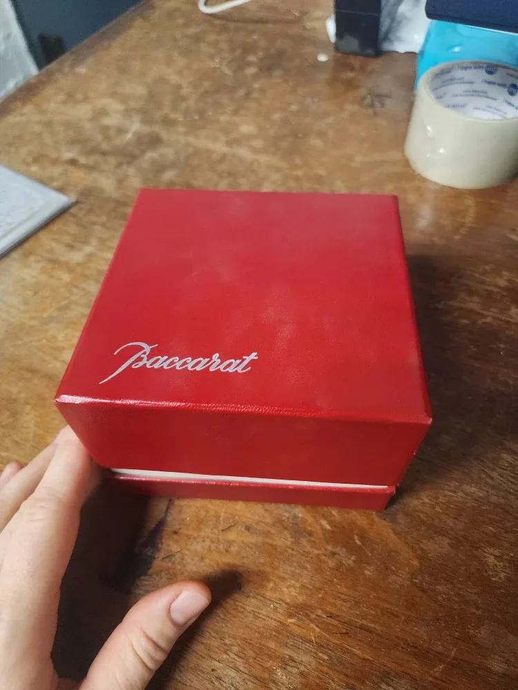 Baccarat Crystal Flower Paperweight with Box image indicator(5)