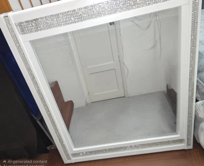 BEST OFFER!!!!!Glamorous Mirror, White, 40x46 inch - photo 2