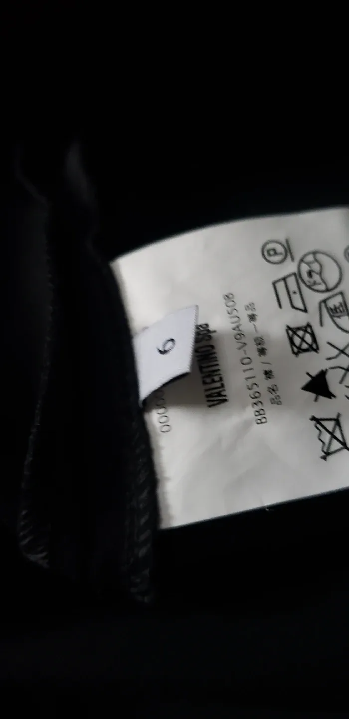 Valentino Black Straight-Leg '90s Pants - Size 6 image indicator(4)