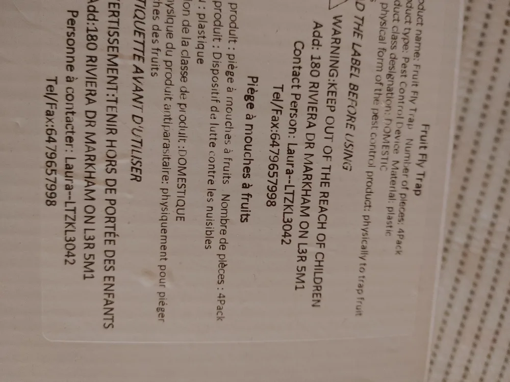 Fruit Fly Trap - 4 Pack image indicator(2)