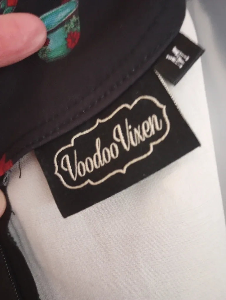 NWOT Voodoo Vixen Pin-Up Rockabilly Dress image indicator(6)