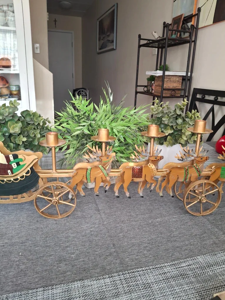 Reindeer Metal Candle Holder image indicator(5)