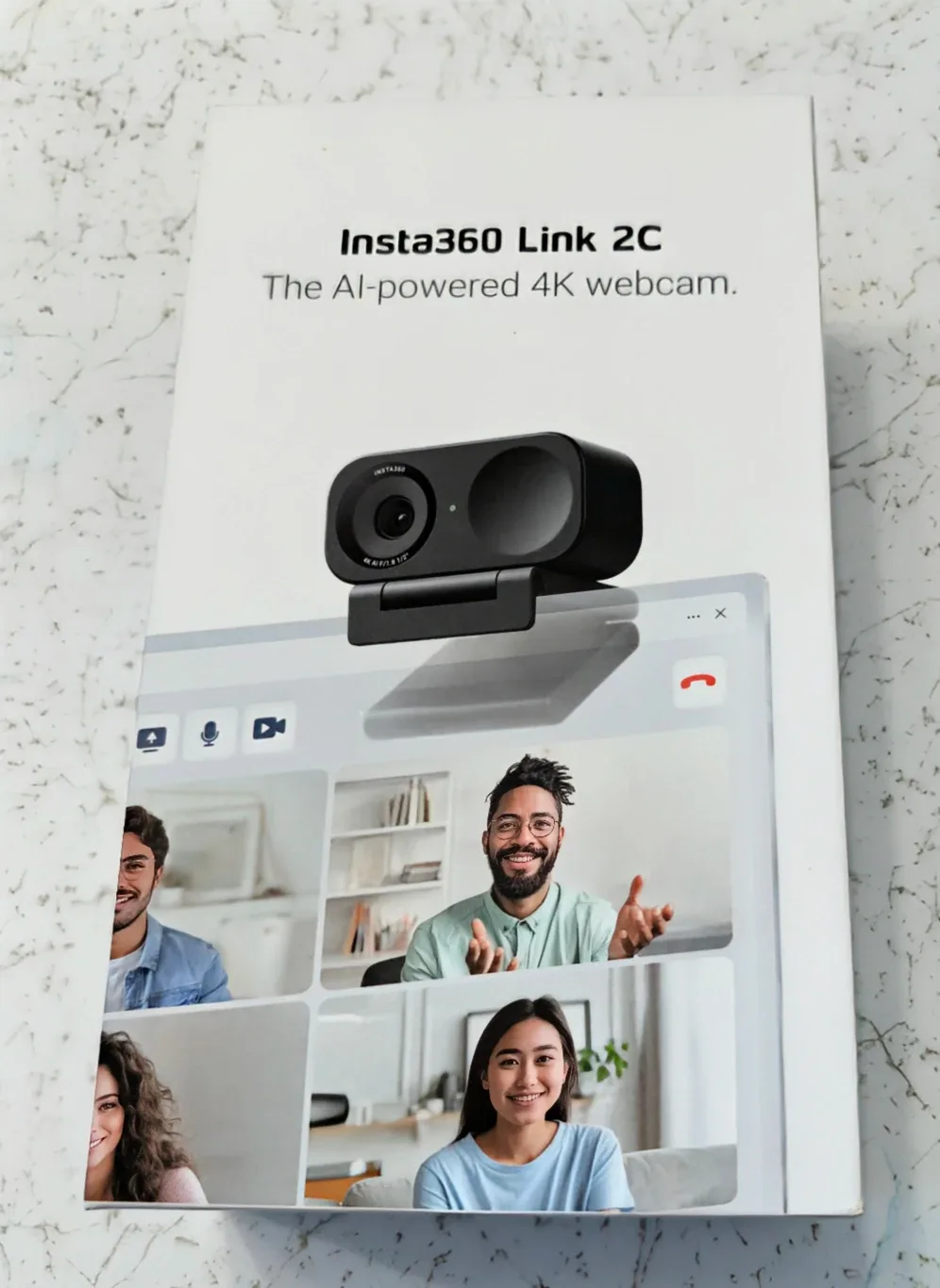 Insta360 Link 2C AI-Powered 4K Webcam - Like New! image indicator(4)