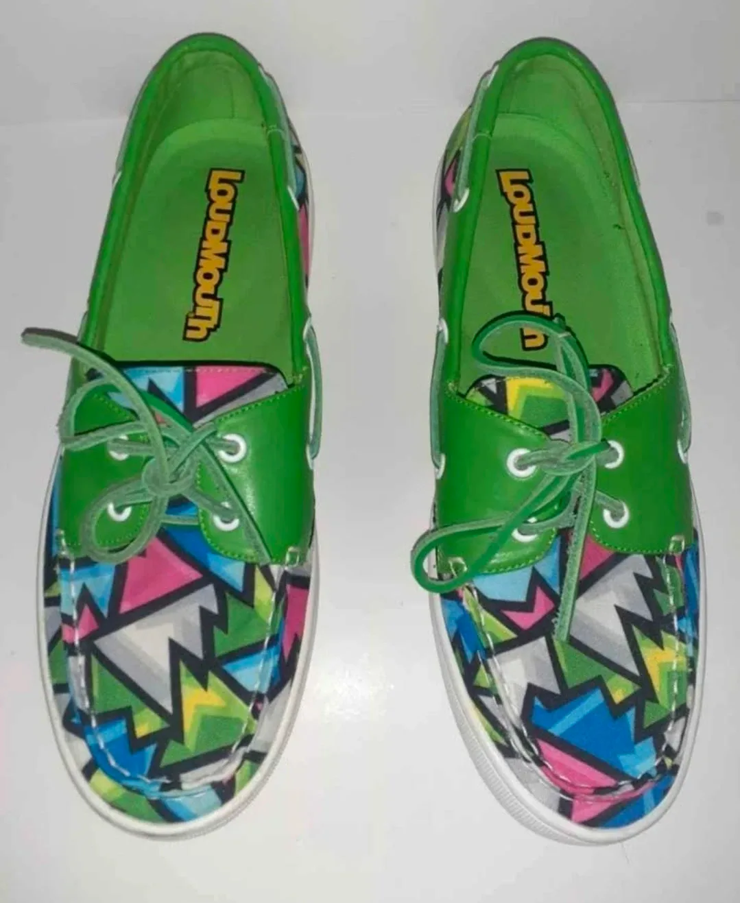 Loudmouth Sailor Boat Shoes, Size 10M