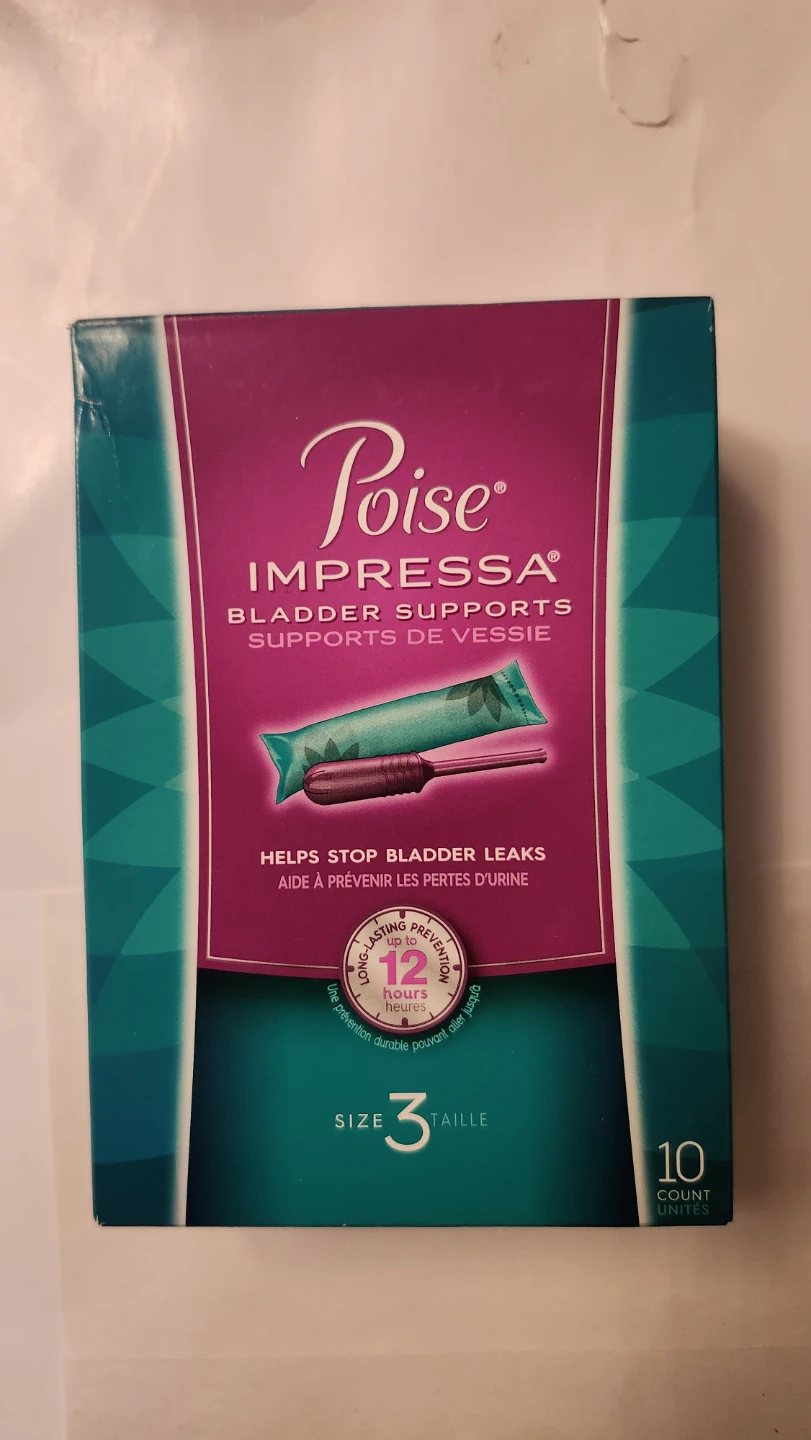 Brand New Poise Impressa Bladder Supports Size 3