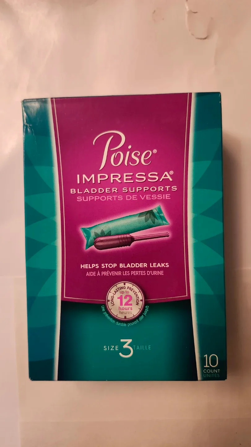 Brand New Poise Impressa Bladder Supports Size 3