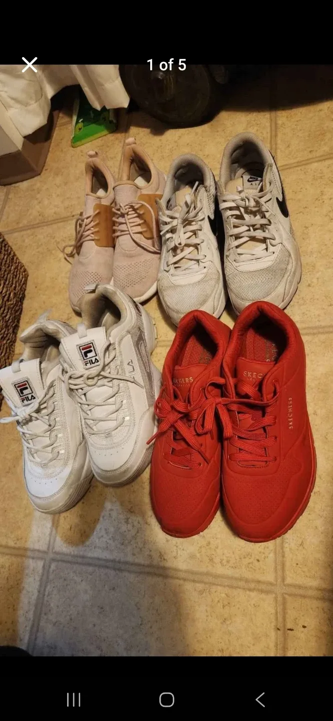 Mixed Lot of Women's Shoes - Fila, Skechers, Nike, aldo, thumbnail