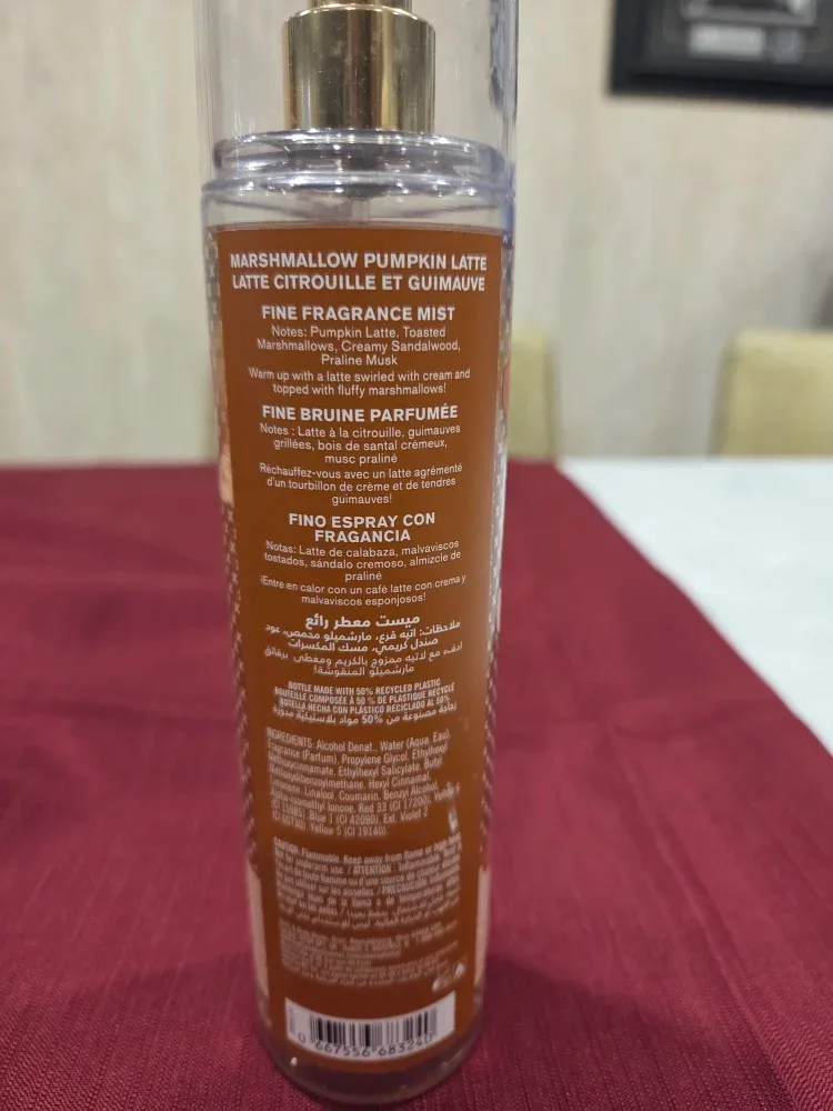 Bath & Body Works Marshmallow Pumpkin Latte Fine Fragrance Mist image indicator(2)