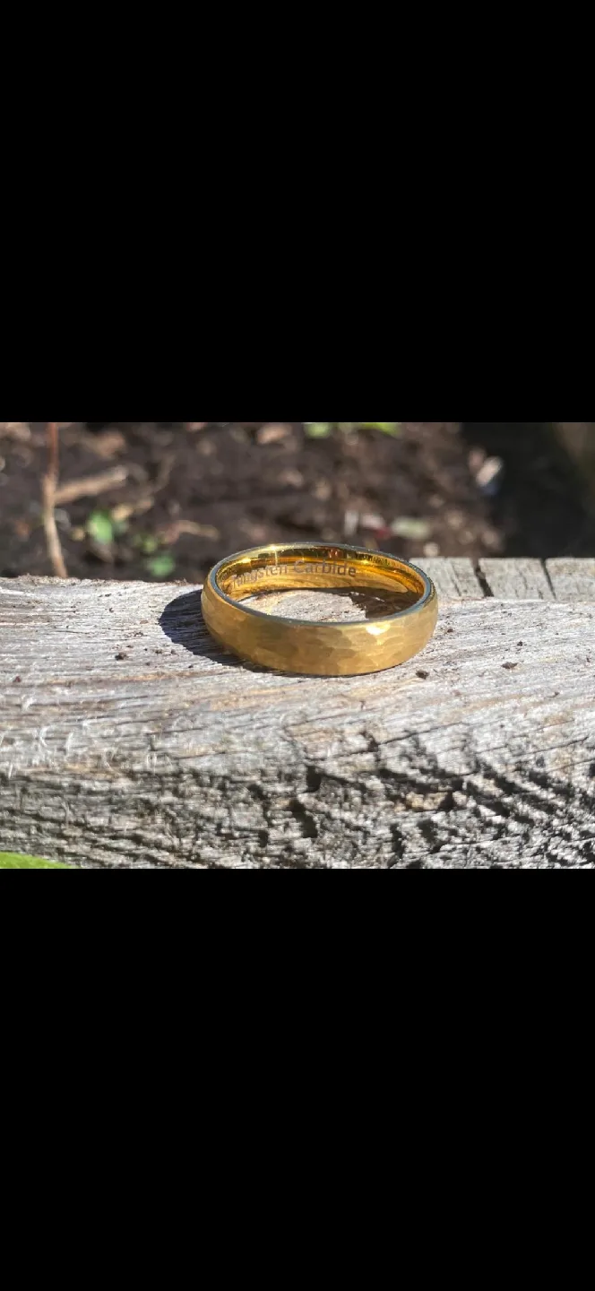 men golden tarnish free ring (comes with ring box) image indicator(7)