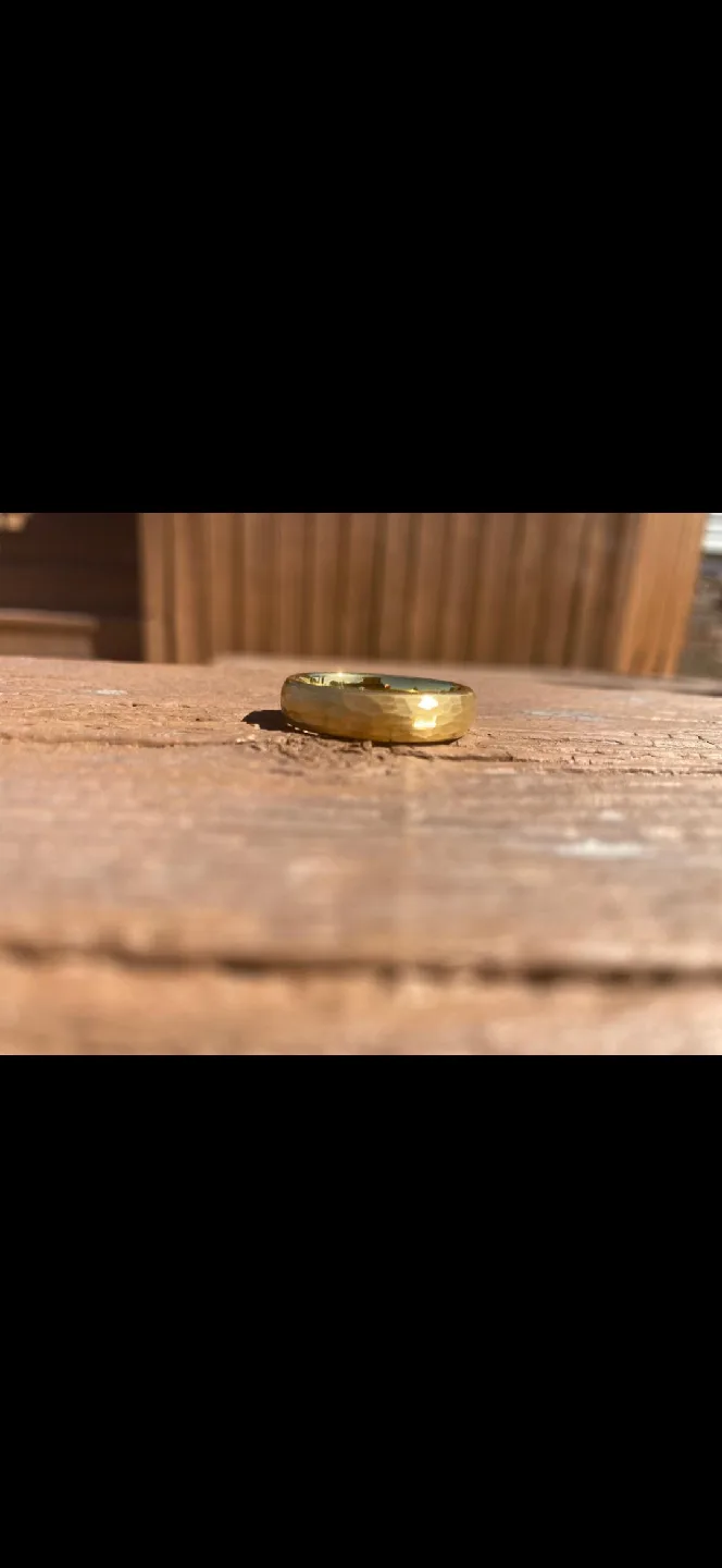 men golden tarnish free ring (comes with ring box) image indicator(8)