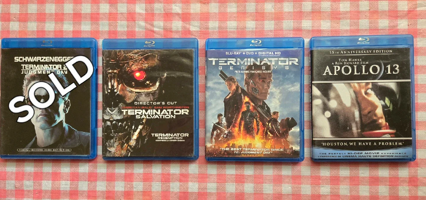Blu-ray Sci-fi Movies $4 each OR 3 for $10 image indicator(2)