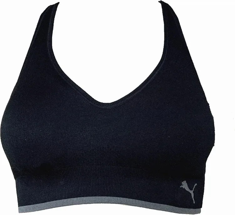 Puma Black Sports Bra - medium