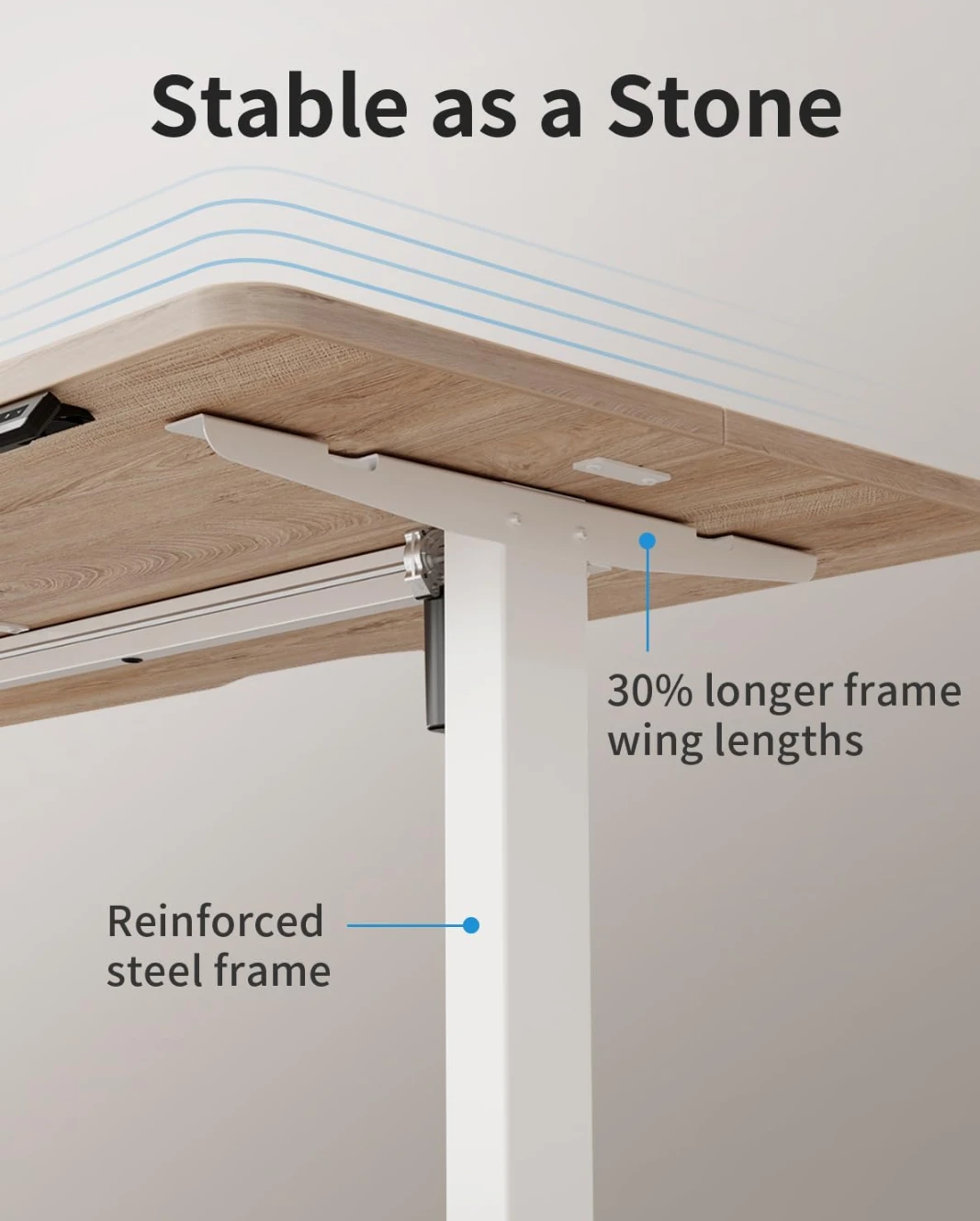 Adjustable Height Standing Desk 47" - photo 4