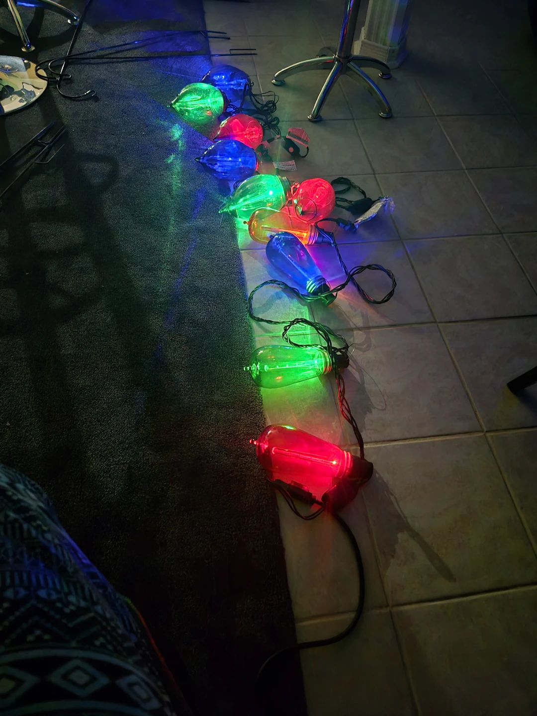 Vintage String of Christmas Lights