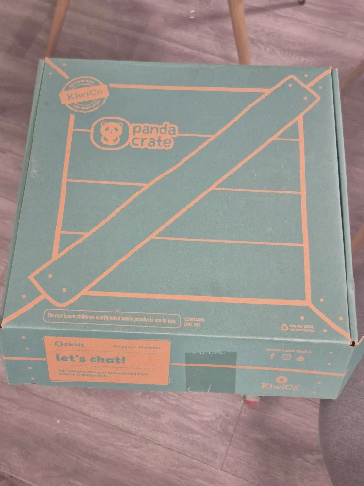 KiwiCo Panda Crate Let's Chat! Language Development 7-12 Months