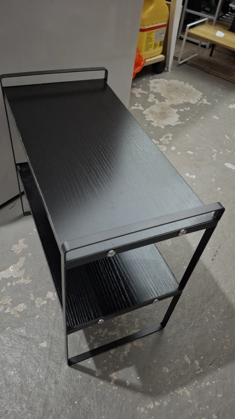 Black 2-Tier Shelf (8"x16" h:14") - photo 2