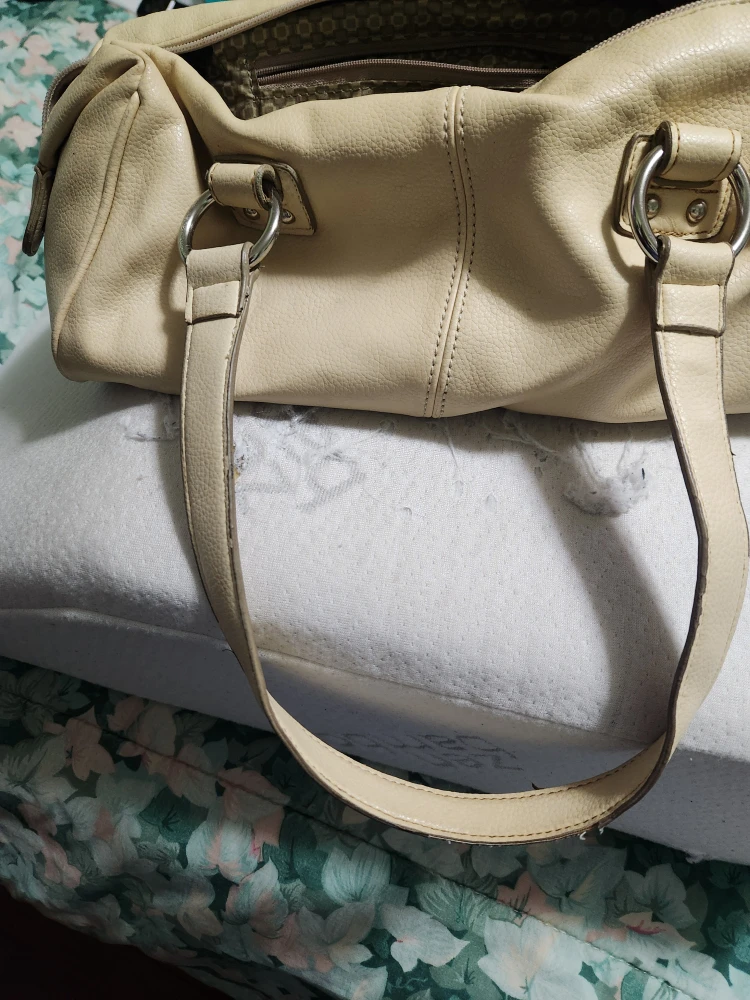 Nine West Cream Leather Shoulder Bag - photo 3
