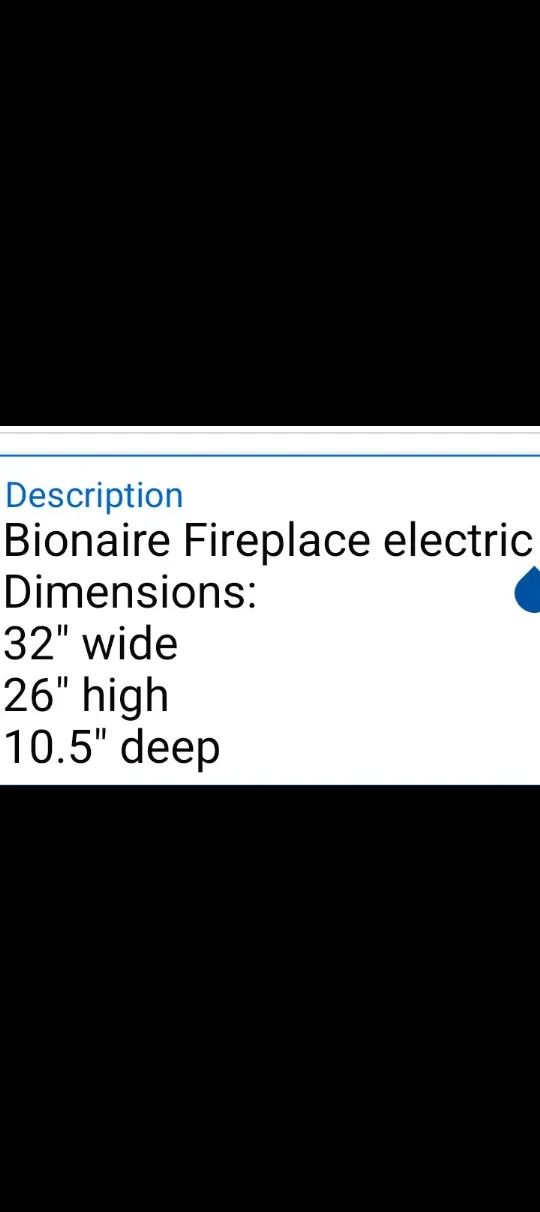 Bionaire Electric Fireplace, Must Go by Friday image indicator(3)