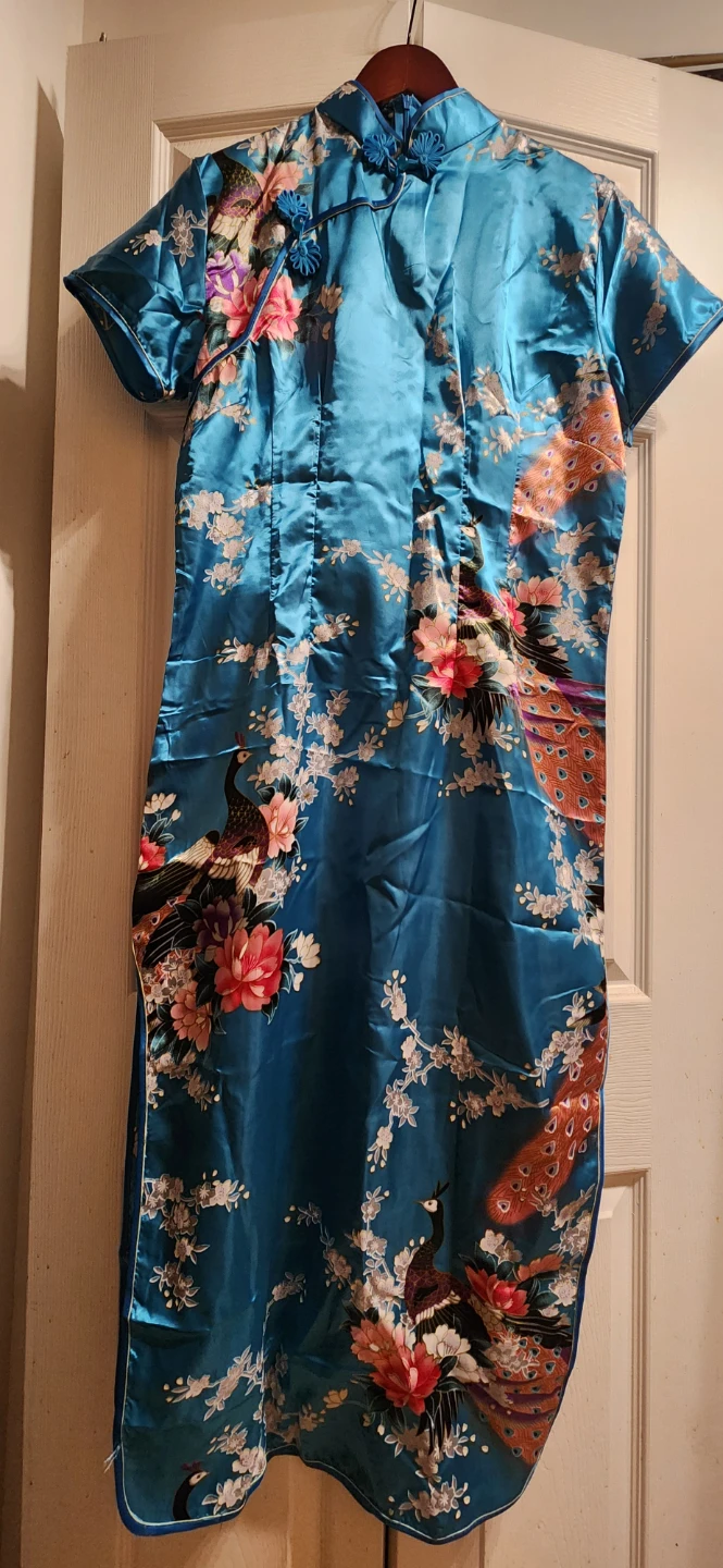 Floral Peacock cheongsam-Large - photo 2