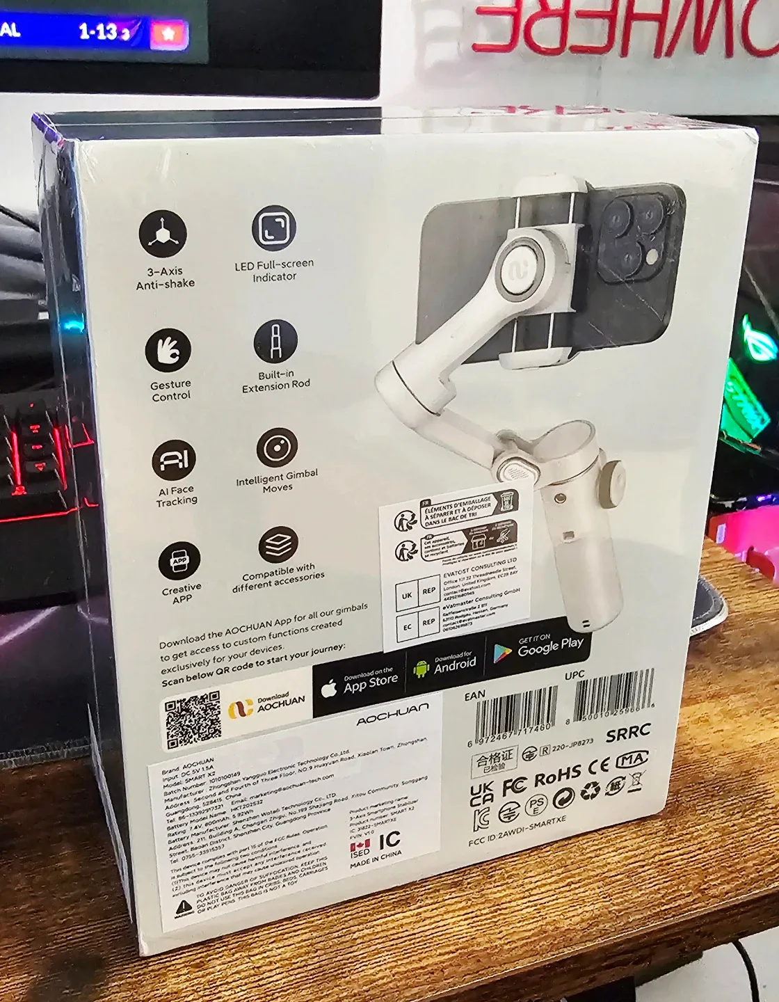 Aochuan Smart X2 3-Axis Smartphone Stabilizer - New! image indicator(3)