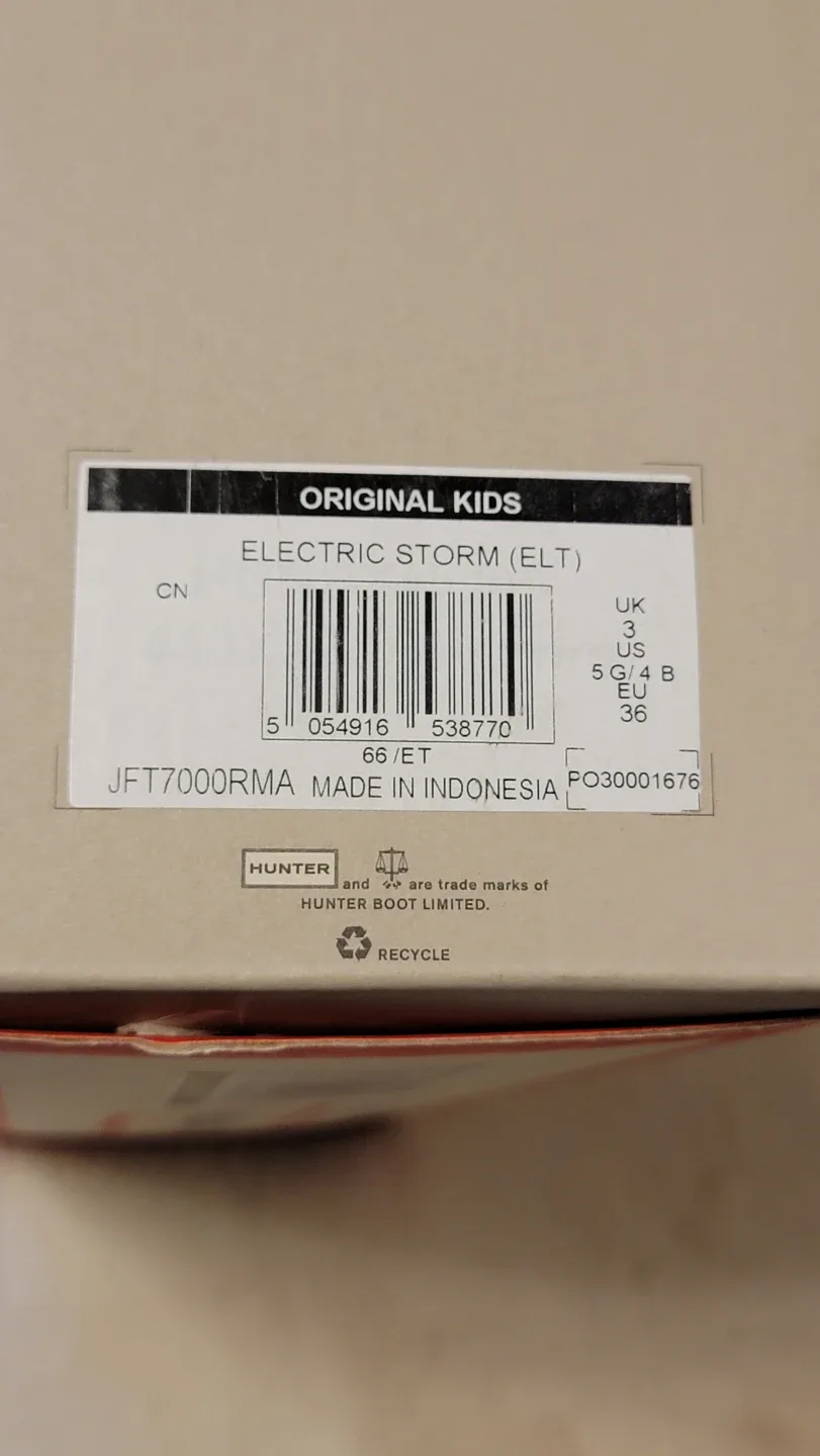 HUNTER  kids blue rain boots image indicator(10)